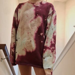 Bleach Dyed Sweatshrit